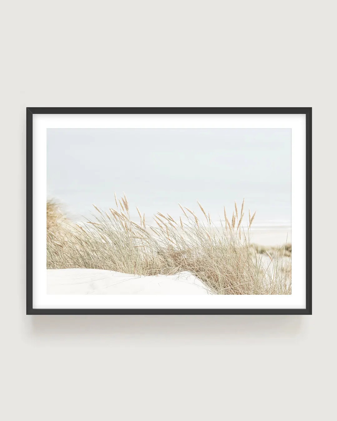 Coastal Dunes Photography Print - Minimalist Beach Grass Wall Art - Etsy | Etsy (US)