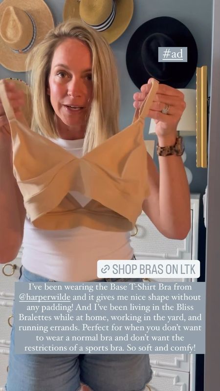 #ad My new favorite bras are from Harper Wilde! I’ve been living in the Bas t-shirt bra and the Bliss Triangle Bralette. Code STRIPES for 15% off your purchase!

#LTKFindsUnder50 #LTKStyleTip #LTKSeasonal