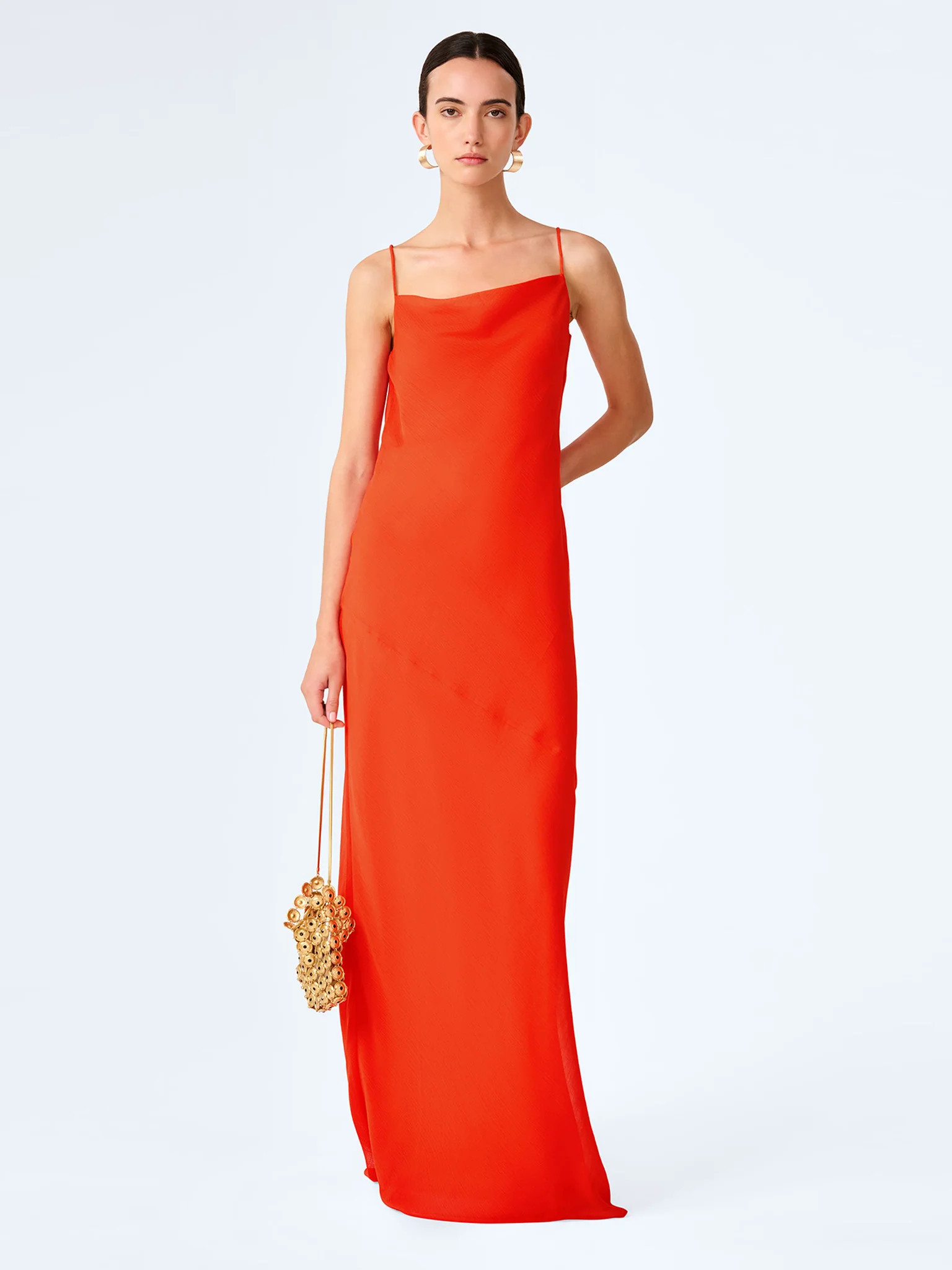 Koko Dress in Tangerine | OMNES UK