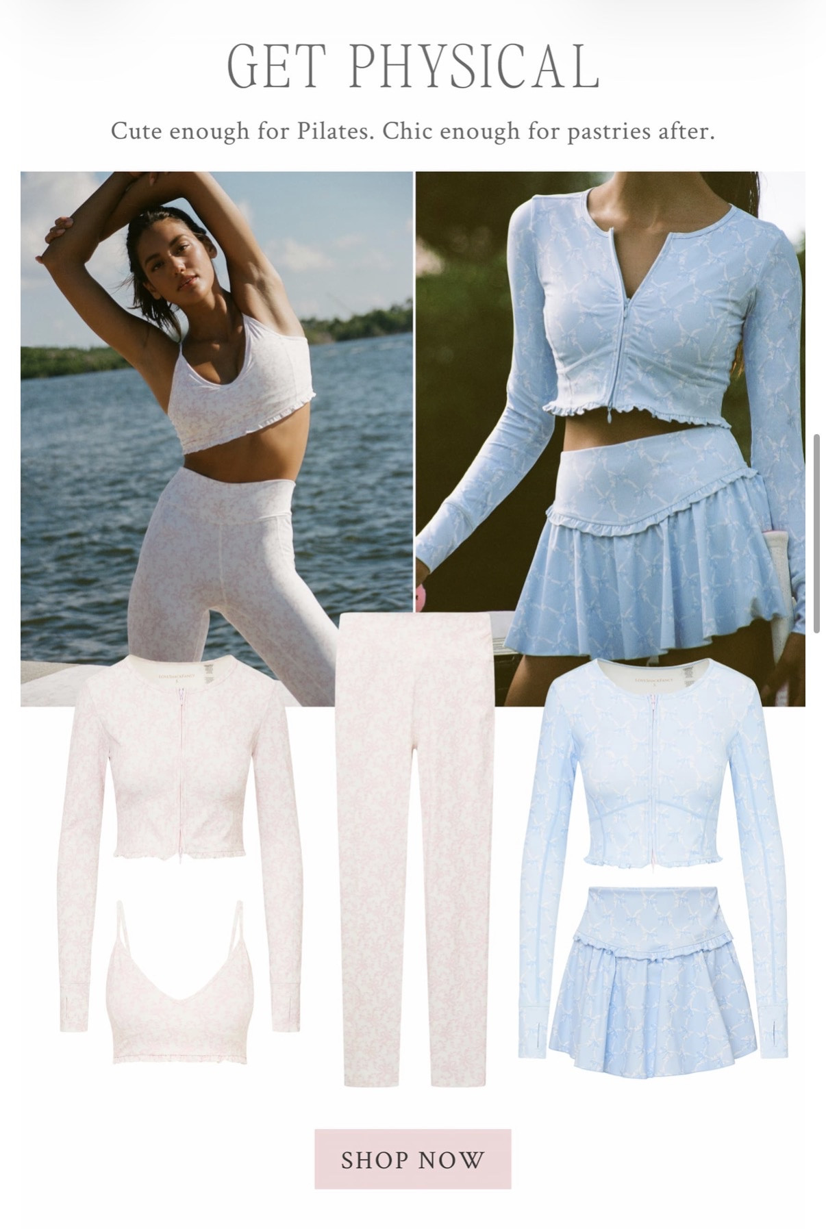 Love Shack Fancy workout sets just took gym outfits to another level. Soft prints, flattering fits, and pieces that make you feel confident while getting your workout in.

Shop these workout looks now on my LTK.

#ShoppingWithPriiincesss #LoveShackFancy #GymOutfits #LTKStyle #LTKFitness #FashionFinds #WorkoutLooks #FitMomLife #ActivewearLooks #WellnessStyle #WorkoutEssentials #FitnessJourney #StyleFinds #AtlantaMom #Atlantamom #Atlantabloggers #Atlantablogger #AtlantaCreator #Atlantacontentcreators #Atlantacontentcreator

#LTKfitnessgoals #LTKActive #LTKselfcare