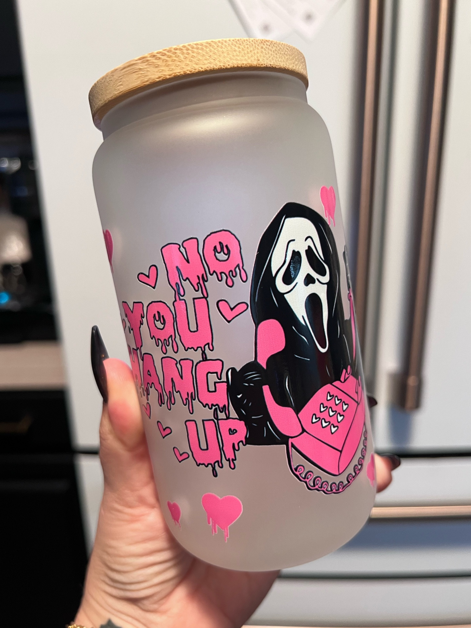 Ghost face glasses coffee cup 💕👻

#LTKunder50 #LTKhome #LTKSeasonal