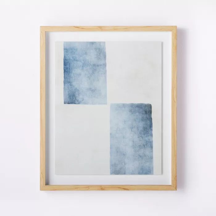 20" x 24" Framed Wall Art Blue/White - Threshold™ designed with Studio McGee | Target