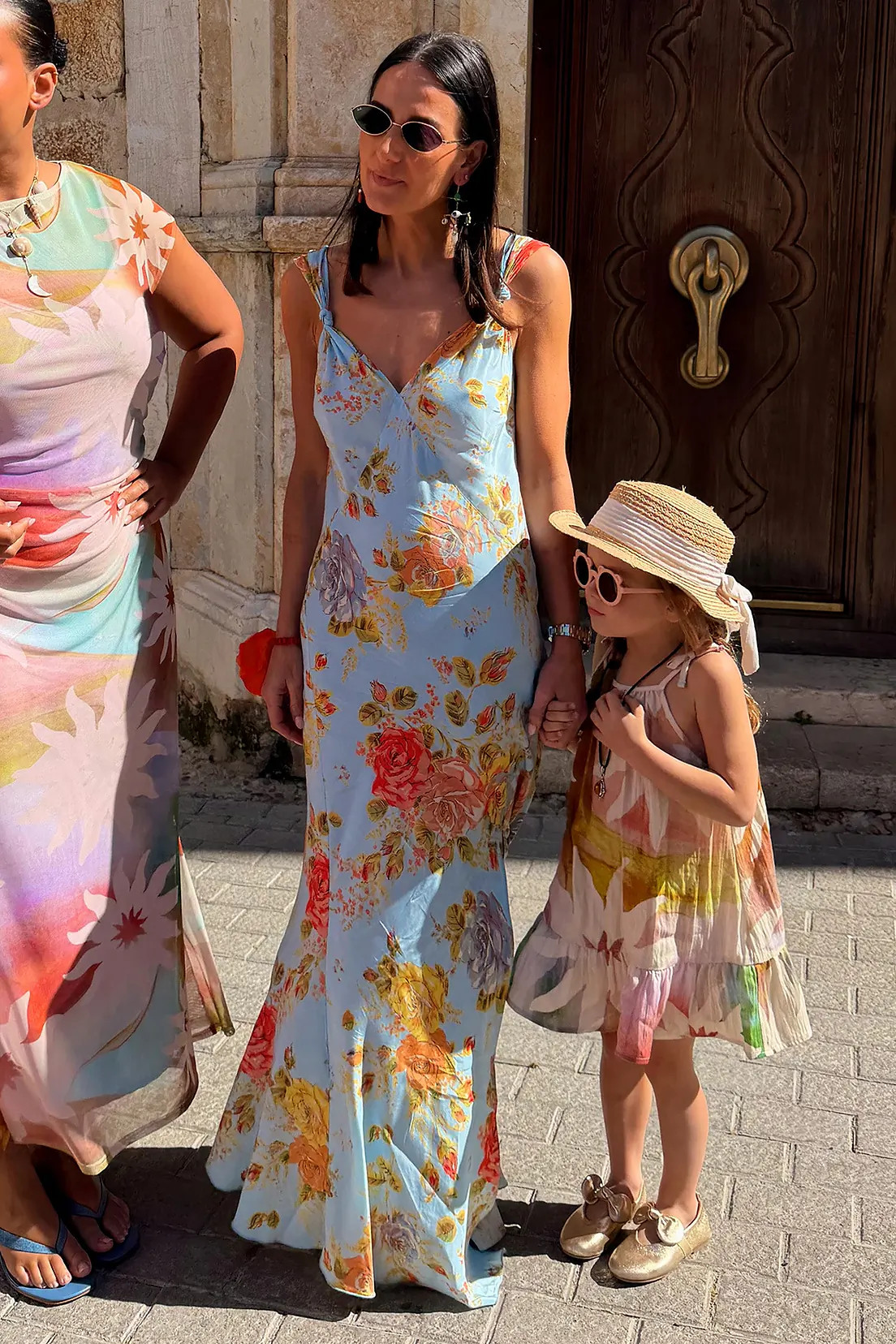 Sky Blue Floral Sofia Dress | Never Fully Dressed US