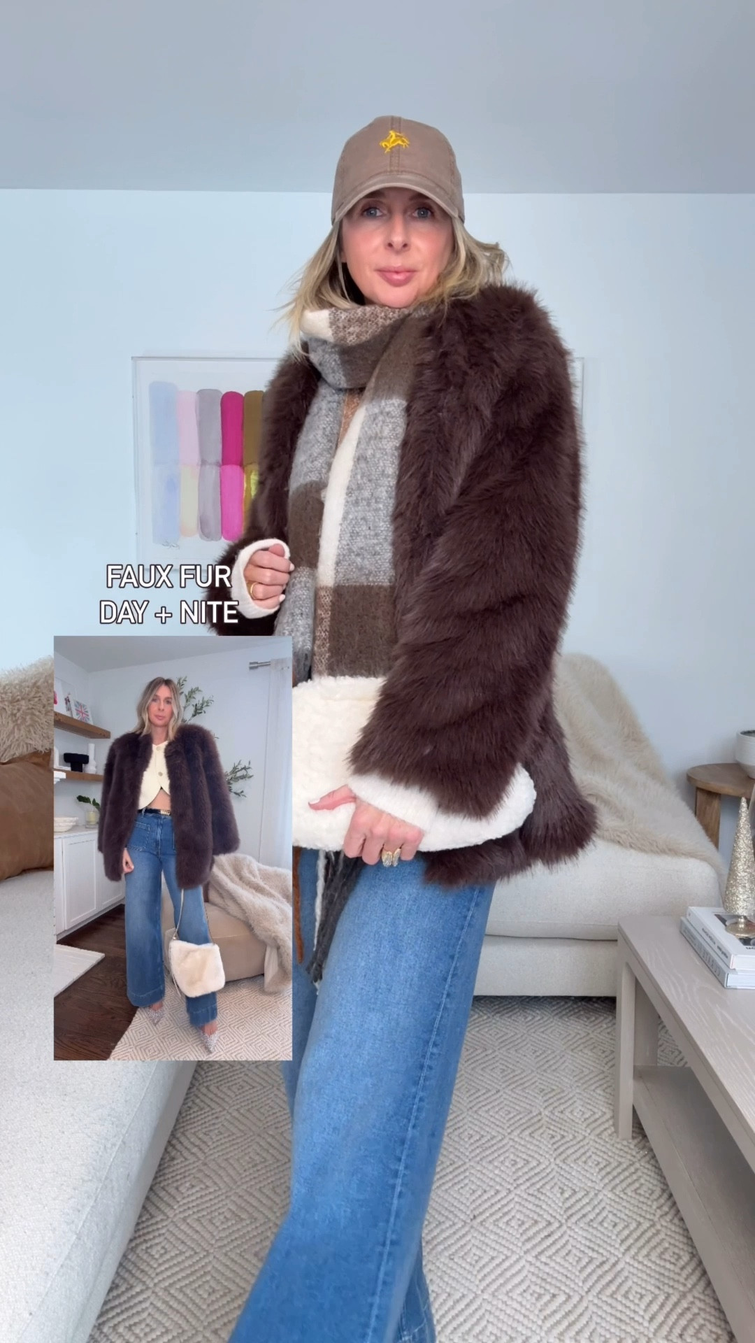 let’s this be your sign to pull out your faux fur in the daytime, or…hold onto your pearls ladies…for your morning coffee run! 

to dress this jacket down, just throw on a cap, and get you sexy girl-about-town-errand-running ass out there! 

this faux fur tho. obsessed! the color. the quality. the way it makes you feel fabulous when you wear it! wearing the small! 🤎

faux fur. winter jacket. holiday outfit. casual cool. effortless cool

#LTKgrwm #LTKmomlife #LTKootd