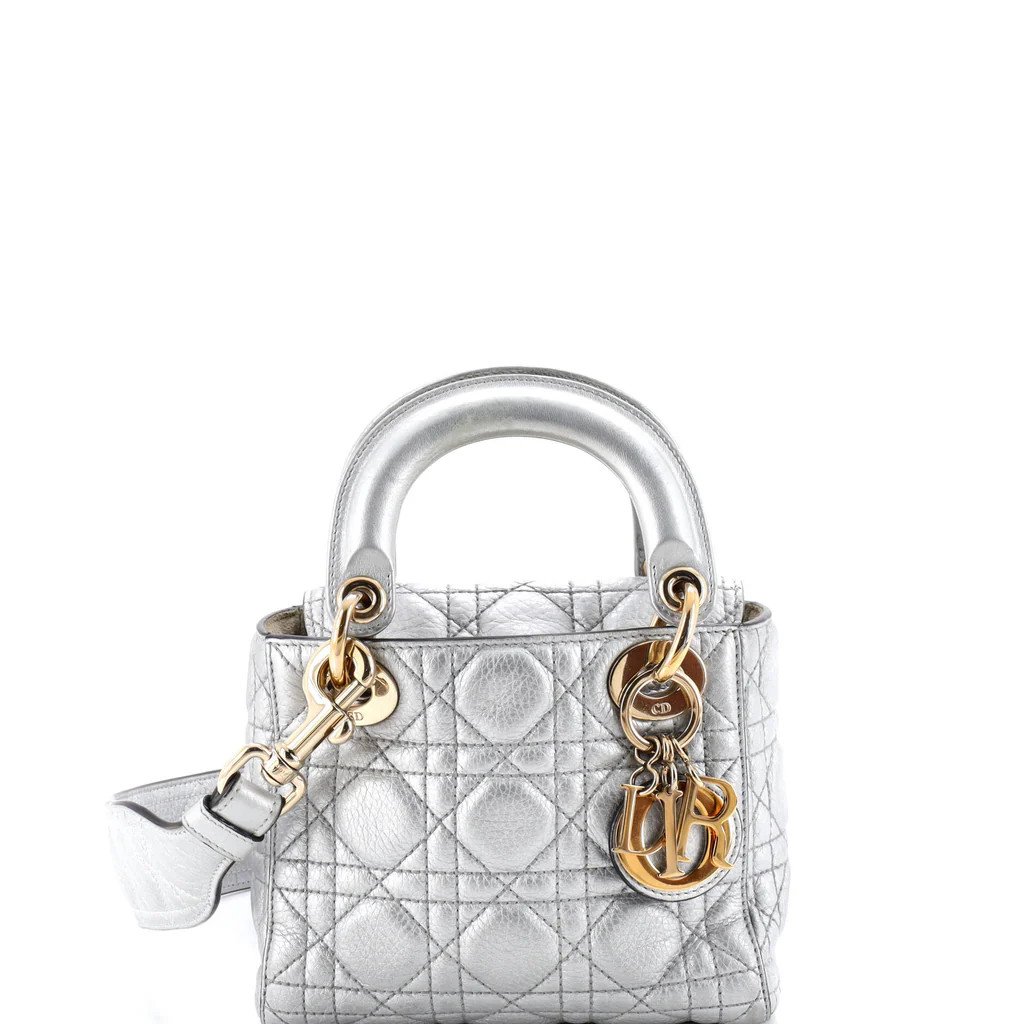 Lady Dior Bag Cannage Quilt Lambskin Mini | Rebag