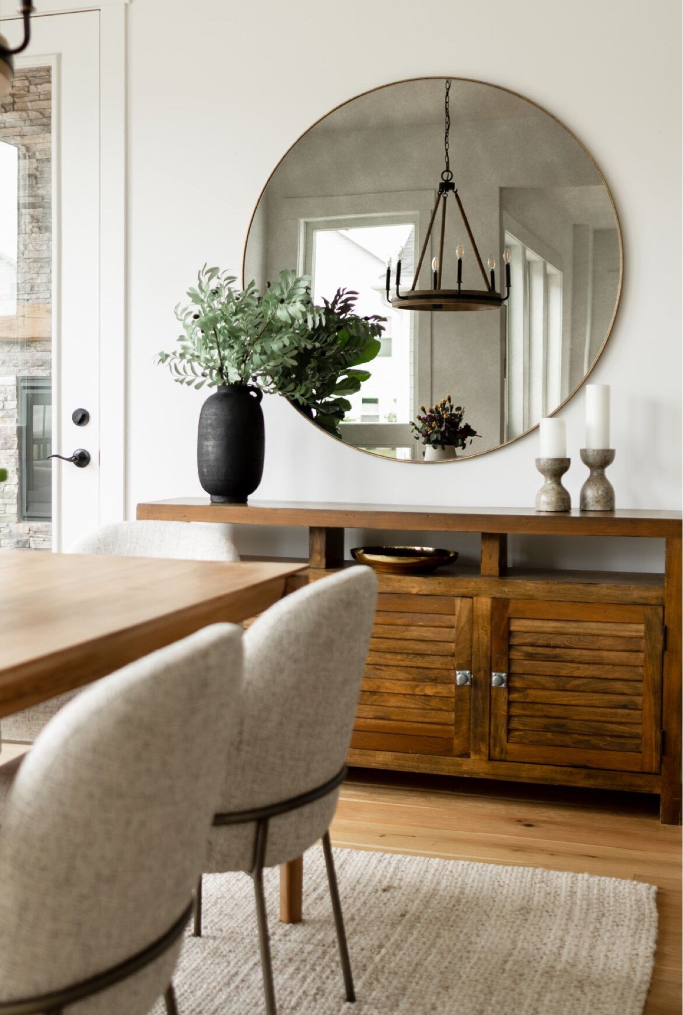 The original dining room piece from Quoizel was no longer available, but this is nearly identical to our Bentgrass Way Dining Design Project.

#LTKhome