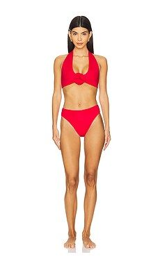 Maygel Coronel Lebrija Bikini in Red from Revolve.com | Revolve Clothing (Global)