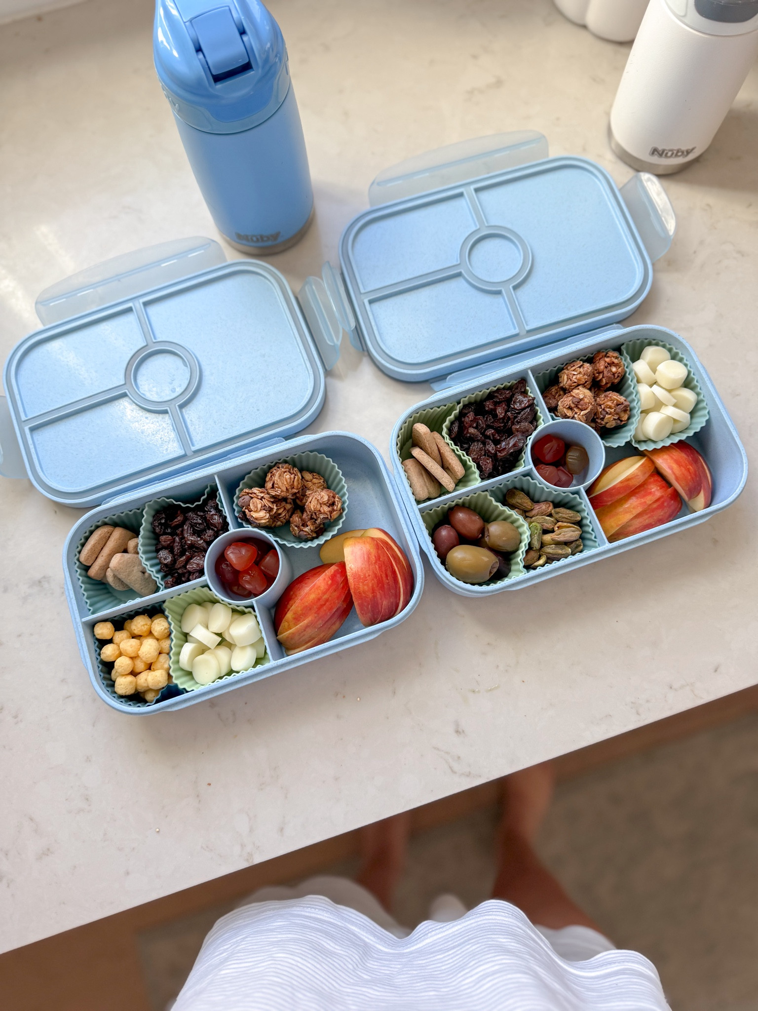 The boys’ lunches for school today - trying to use up what we have before heading out of town, so baby charcuterie boards it is! 

#LTKKids #LTKBaby #LTKFamily