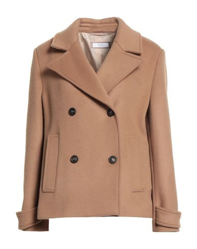 Peserico Woman Coat Camel Size 6 Wool, Polyamide | YOOX (US)