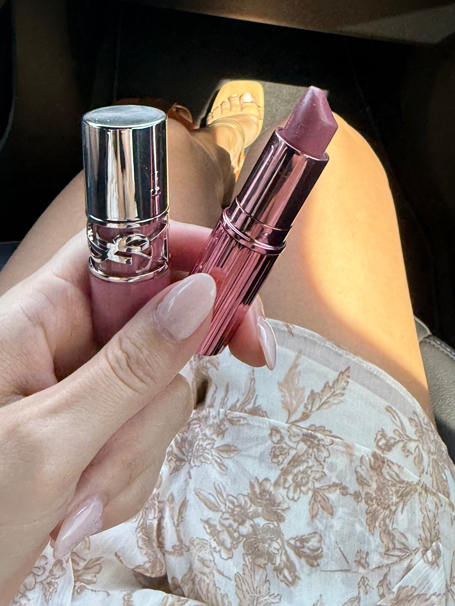 Best lip combo-  charlotte tilbury red carpet pink and ysl 44 gloss 
#summerlips 
#makeup
#lipstick
