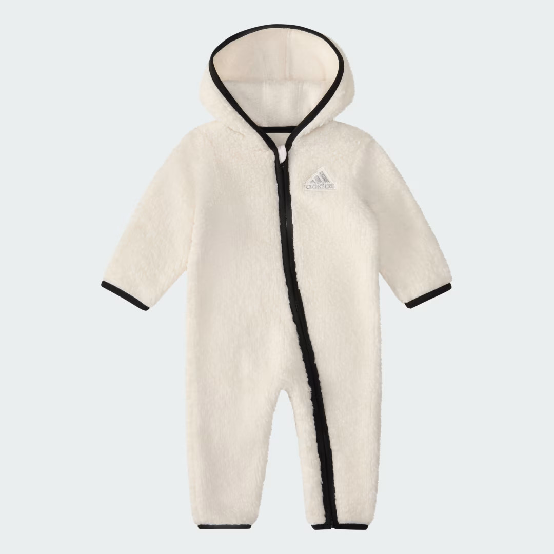 adidas Cozy Coverall Off White 24MO Kids | adidas (US)
