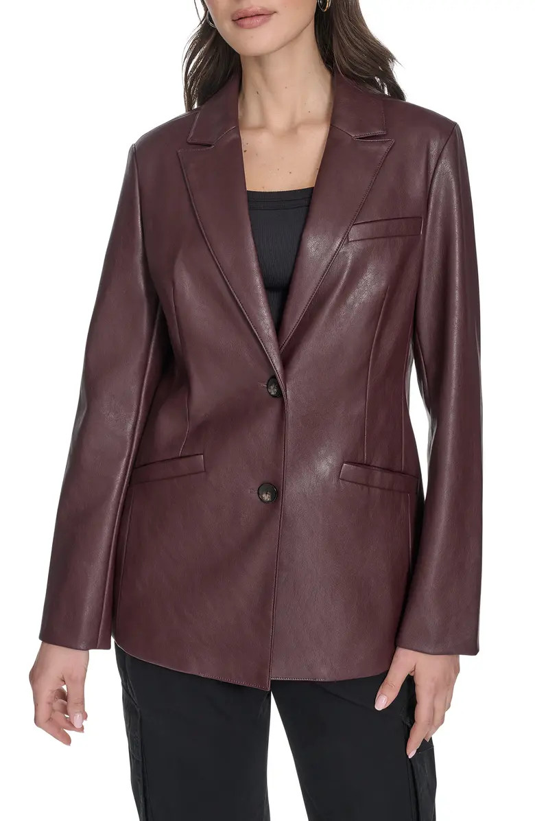 Levi's® Faux Leather Blazer | Nordstrom | Nordstrom