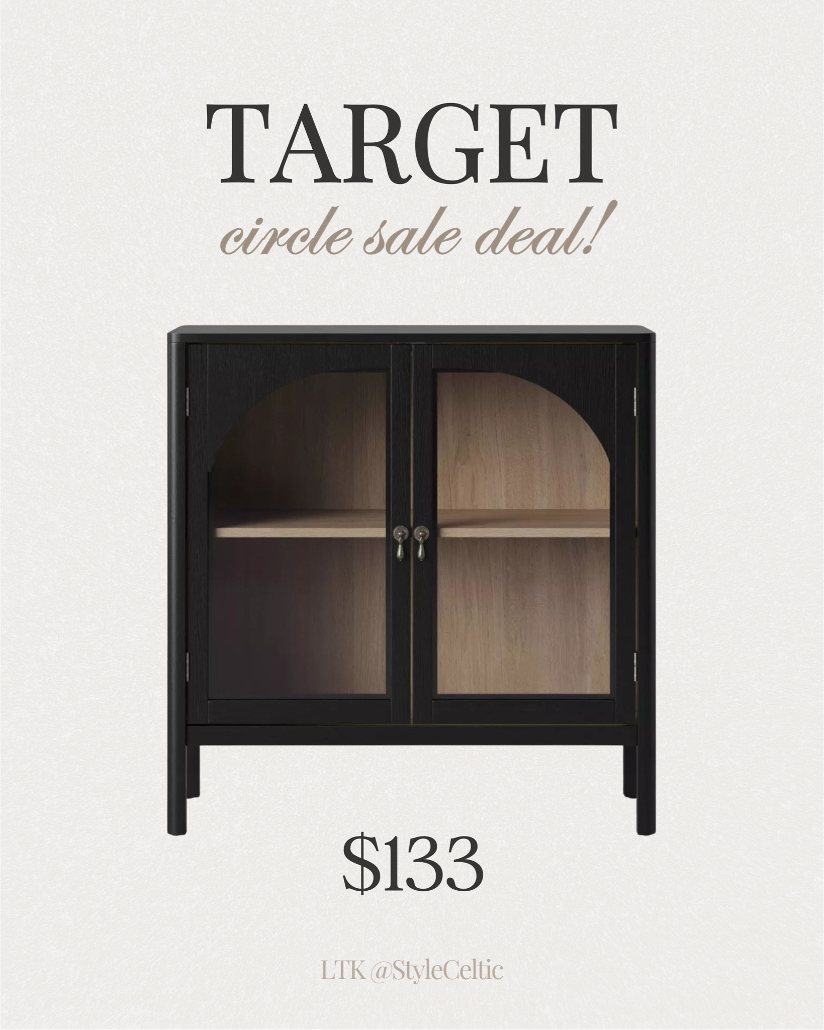 Target Circle Sale Cabinet Deal! ✨
.
.
Target deals, circle sale, target finds, target favorites, target home decor, target furniture, back to school sale, summer sale, cabinet sale, modern cabinets, glass cabinets, home finds, back to college, dorm room finds, coffee tables, neutral home decor, black and brown decor, black and beige decor, dorm decor, apartment decor, college decor, condo decor, apartment furniture 

#LTKHome #LTKSummerSales #LTKSaleAlert