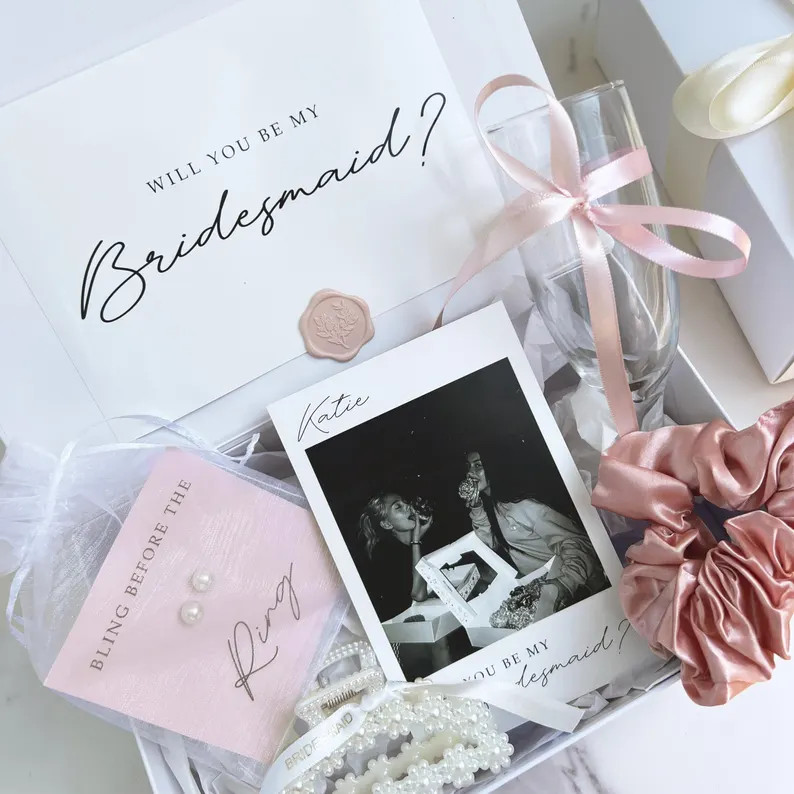 Bridesmaid Box, Bridesmaid Proposal Box Set, Will You Be My Bridesmaid Gift, Maid of Honor Gift, ... | Etsy (US)