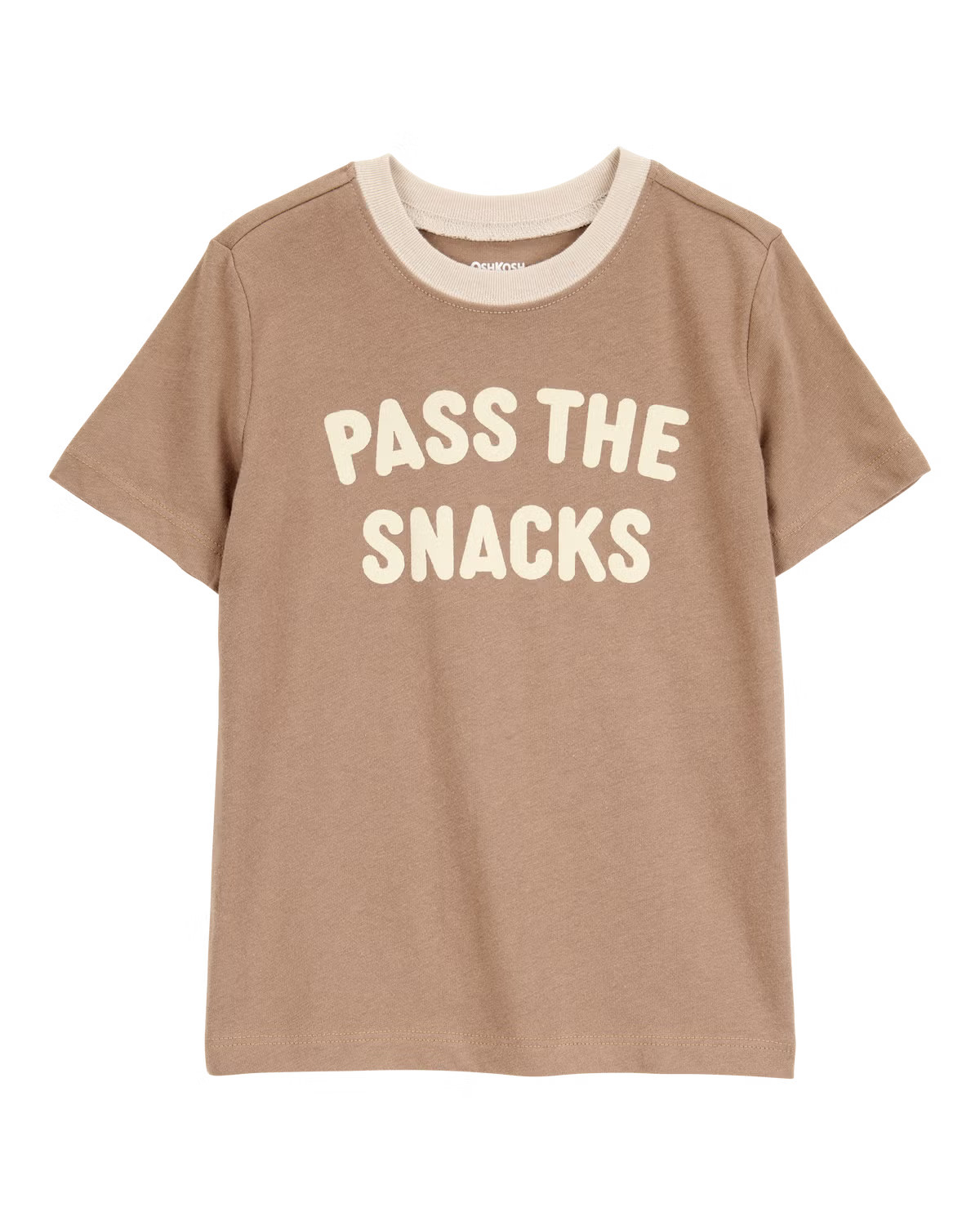 Toddler Pass the Snacks Short-Sleeve Graphic Tee - Brown - OshKosh | Carter's | Carter's Inc