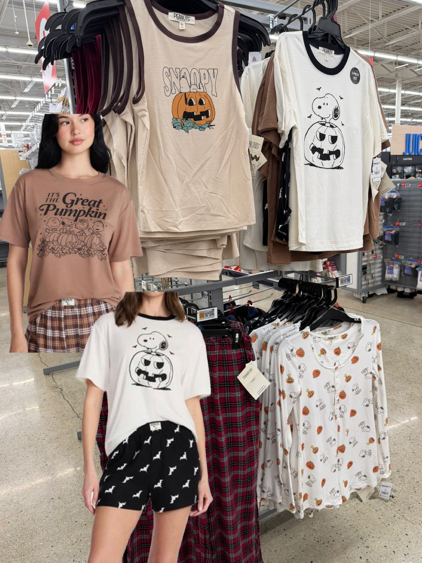 New Peanuts pajamas at Walmart #walmartfashion