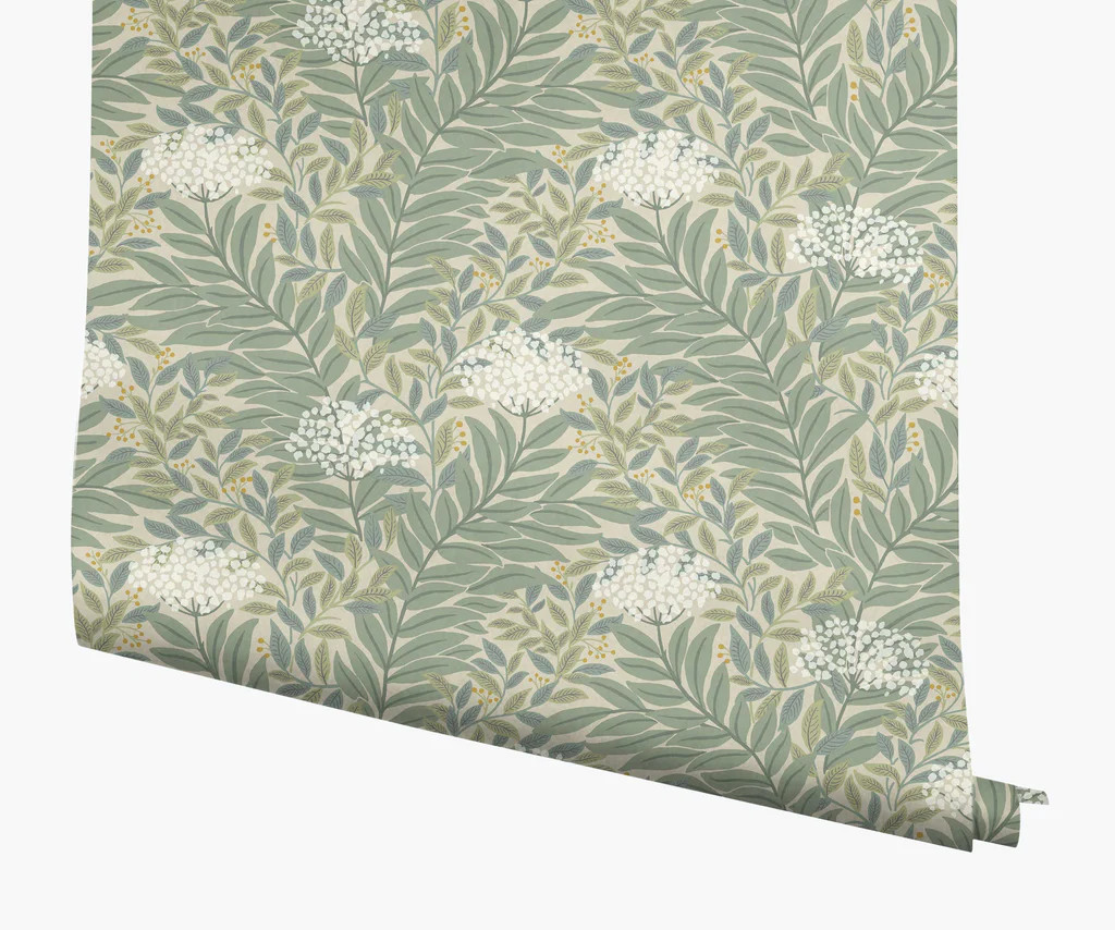 Highgrove Wallpaper - Linen | Rifle Paper Co.