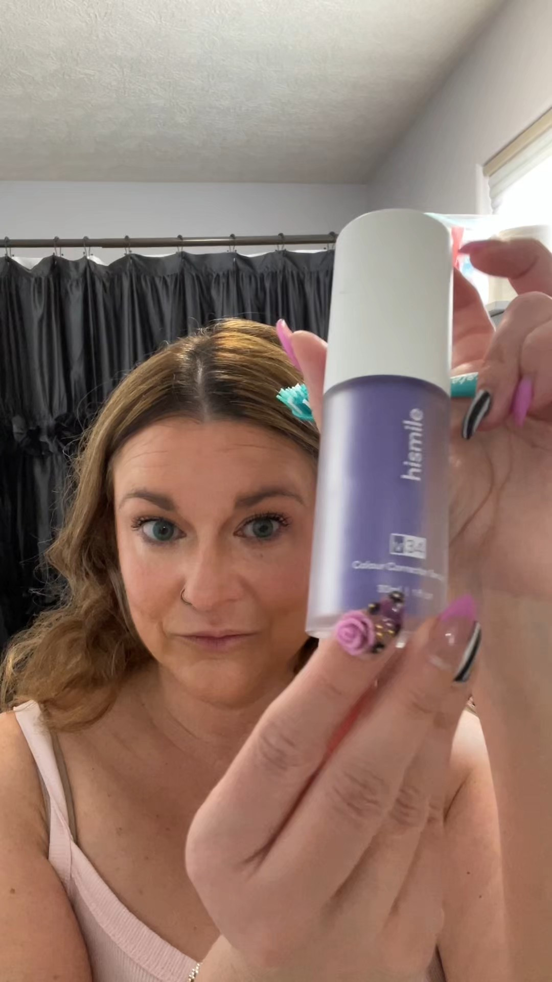 If you’ve been wanting whiter teeth without harsh strips, this toothpaste has been such a good find 🦷✨

I’ve been using the Hismile V34 Colour Corrector Toothpaste and it’s become part of my daily teeth whitening routine. It works as a purple color corrector for teeth, helping neutralize yellow tones so your smile looks brighter and whiter instantly.

Perfect if you want at-home teeth whitening that’s easy, enamel-safe, and gentle for everyday use. I love that it fits right into a normal brushing routine but still helps give that clean, bright smile look.

If you’re building a beauty routine that actually makes a difference, this is such a good one to try. Linking it here in my LTK!

#LTKbeauty #teethwhitening #hismile #whitersmile #beautyfinds #dailybeautyroutine #selfcareessentials #oralcare #amazonbeautyfinds #beautyhacks #smileupgrade

#LTKselfcare #LTKBeauty #LTKmomlife