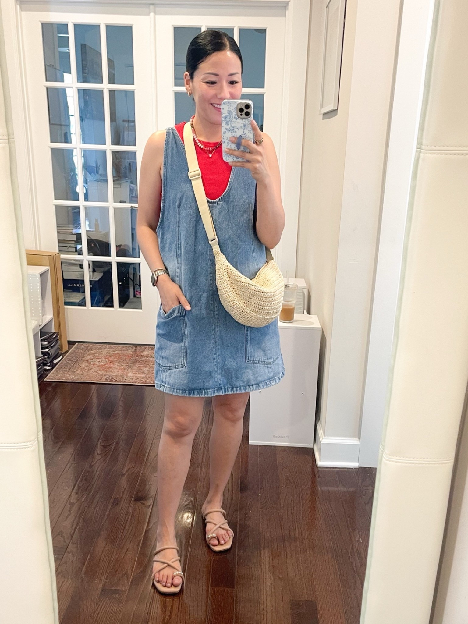 Size small tank
Size small denim overall dress (exact one is sold out)
Flats are true to size

#LTKootd #LTKgrwm #LTKmomlife