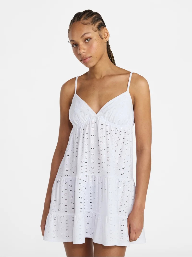 No Boundaries Tiered Cami Sleep Dress, Women's XS-XXL | Walmart (US)