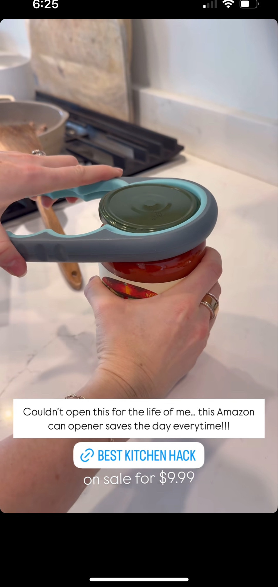 This jar opener was a major Amazon win! A helpful kitchen gadget. Currently on sale!

Amazon
Kitchen
Bottle openerr

#LTKSaleAlert #LTKFindsUnder50 #LTKHome
