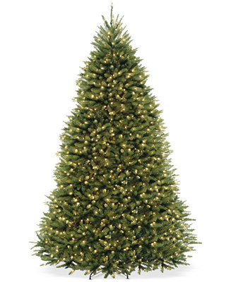 National Tree Company 9' Dunhill Fir Full-Bodied & Hinged Tree With 900 Clear Lights & Reviews - ... | Macys (US)