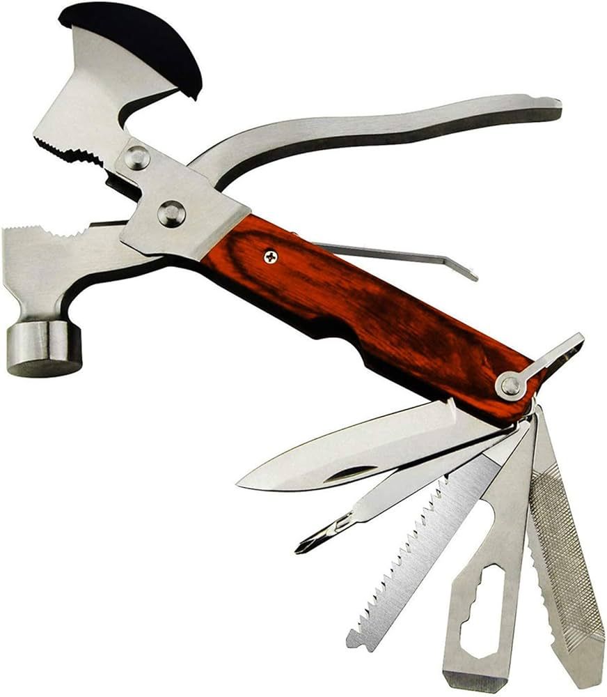 Camping Gear Multitool, Cool & Unique Father's Day Gifts for Men Dad Husband Boyfriend,18-in-1 Su... | Amazon (US)