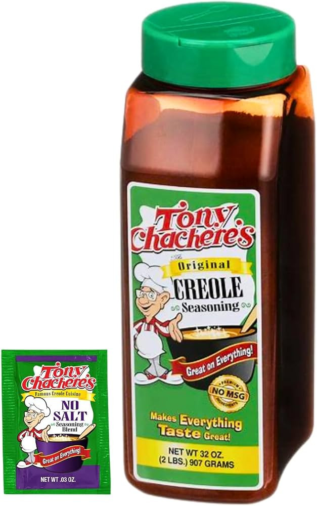 Tony Chachere's Creole Seasoning 32oz (1 Pack with No Salt Packet) | Amazon (US)