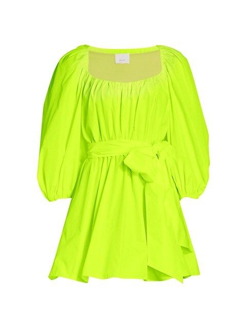 Delilah Puff-Sleeve Mini Dress | Saks Fifth Avenue