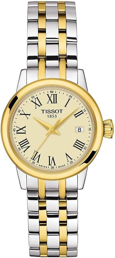 Tissot Classic Dream Stainless Steel Dress Watch Gold T1292102226300 | Amazon (US)