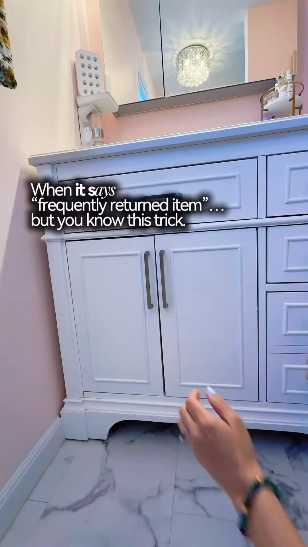 The perfect pull out drawers that fit this awkward under sink space

#LTKHome #LTKBeauty #LTKSaleAlert