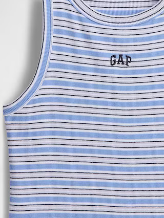 Modern Rib Logo Halter Top | Gap (US)