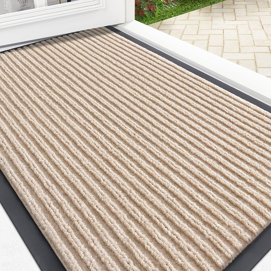 OLANLY Front Door Mat Indoor Outdoor Entrance, Waterproof Heavy Duty Doormat, Fade Resistant, Low... | Amazon (US)