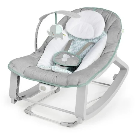 Ingenuity Keep Cozy 3-in-1 Vibrating Infant & Toddler Baby Bouncer and Rocker Chair, Multicolor | Walmart (US)