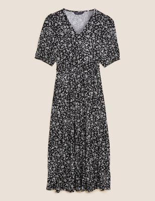 Polka Dot Midi Shirt Dress | M&S Collection | M&S | Marks & Spencer IE