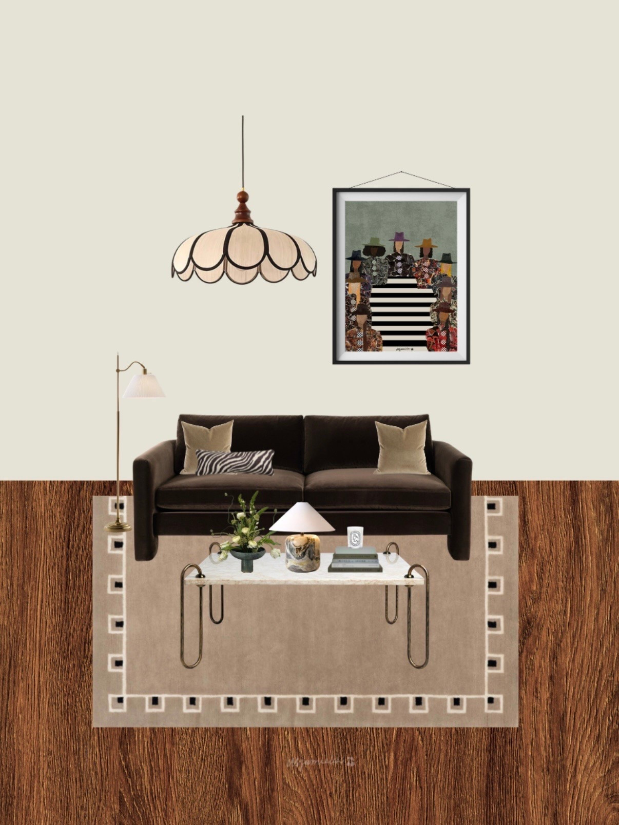 this rug and coffee table are so dreamy ★ this living room makes me want to cozy up at home on a fall day with a hot coffee and a Gilmore girls binge 🍂

#LTKHome