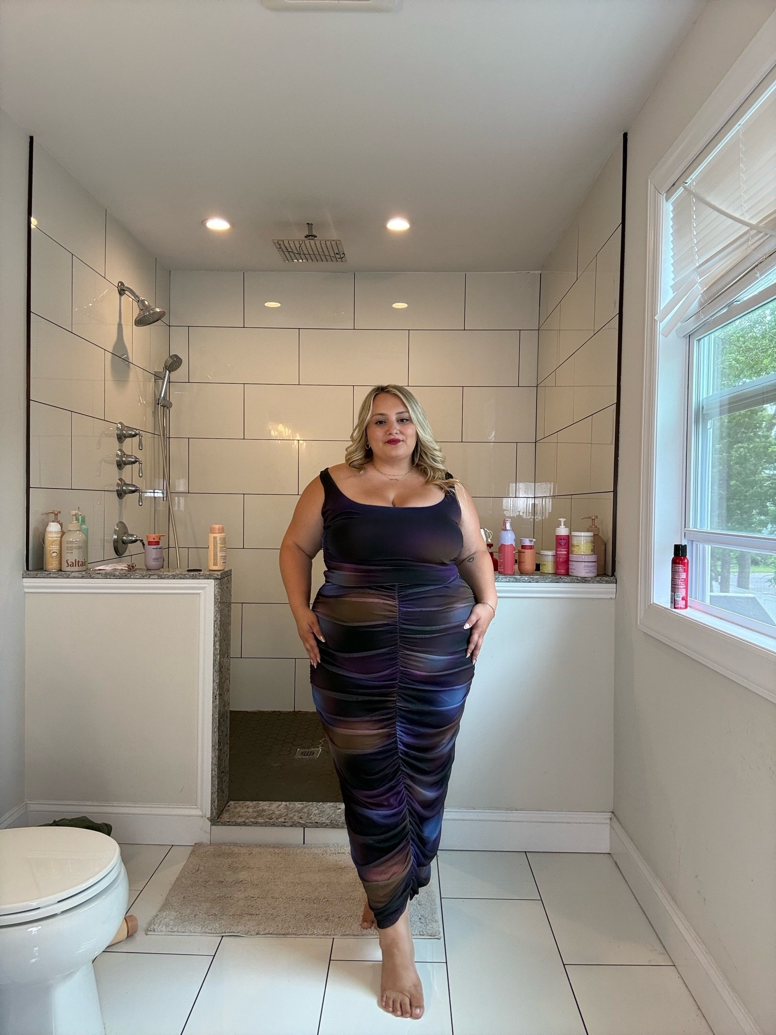 2x top 3x skirt for a little room around the stomach 🫶🏼

#LTKPlusSize #LTKootd