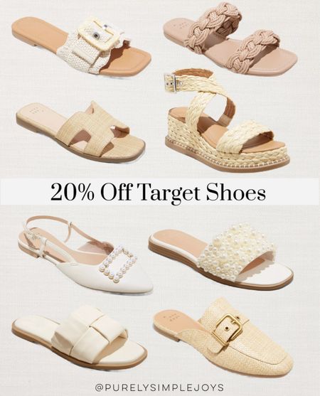 ⭐️ 20% off Target Shoes with Target circle
Spring sandals 
Spring fashion finds 
Spring shoes

#LTKSpringSale #LTKsalealert #LTKshoecrush