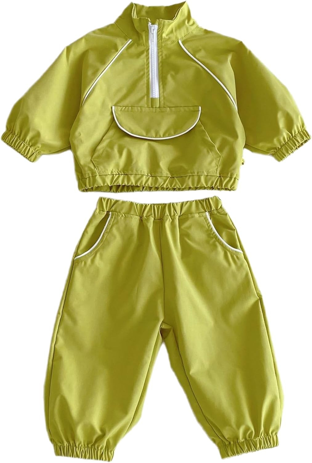 Korean Style Kids Sportswear Set - Boys Autumn Tracksuit & Girls Casual Pants Two - Piece - Trendy Children's Outfit | Amazon (US)