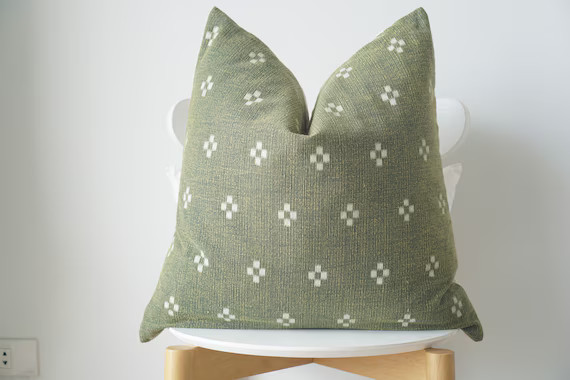 Green Yellow Tribal Hemp Hand Woven Natural Dye Color Hmong | Etsy | Etsy (US)