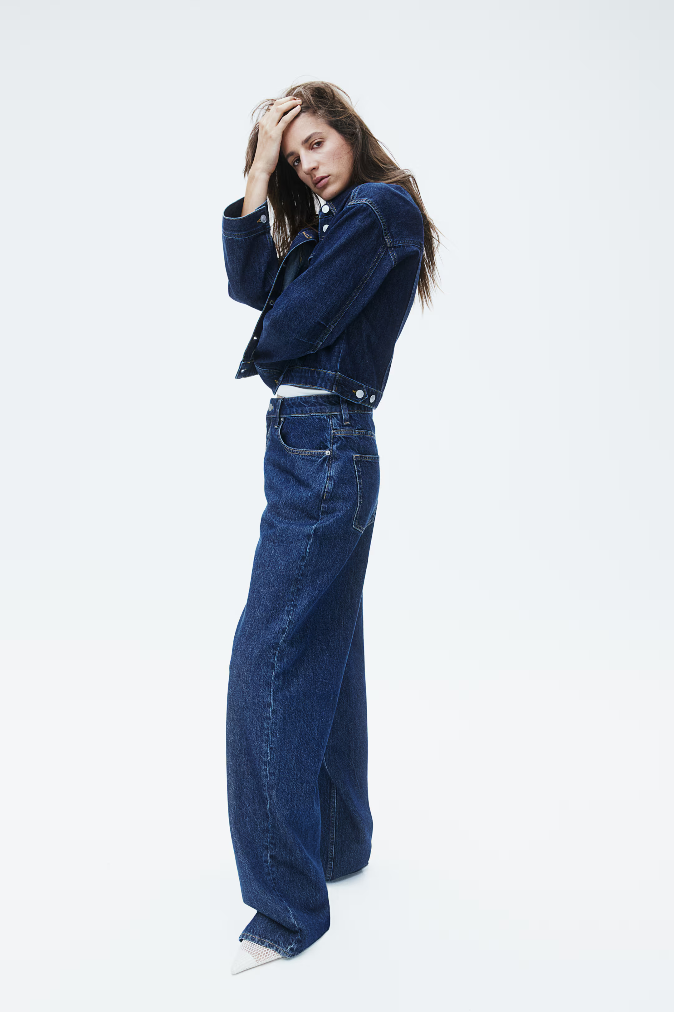 High Rise Wide Leg Baggy Jeans | H&M (US + CA)