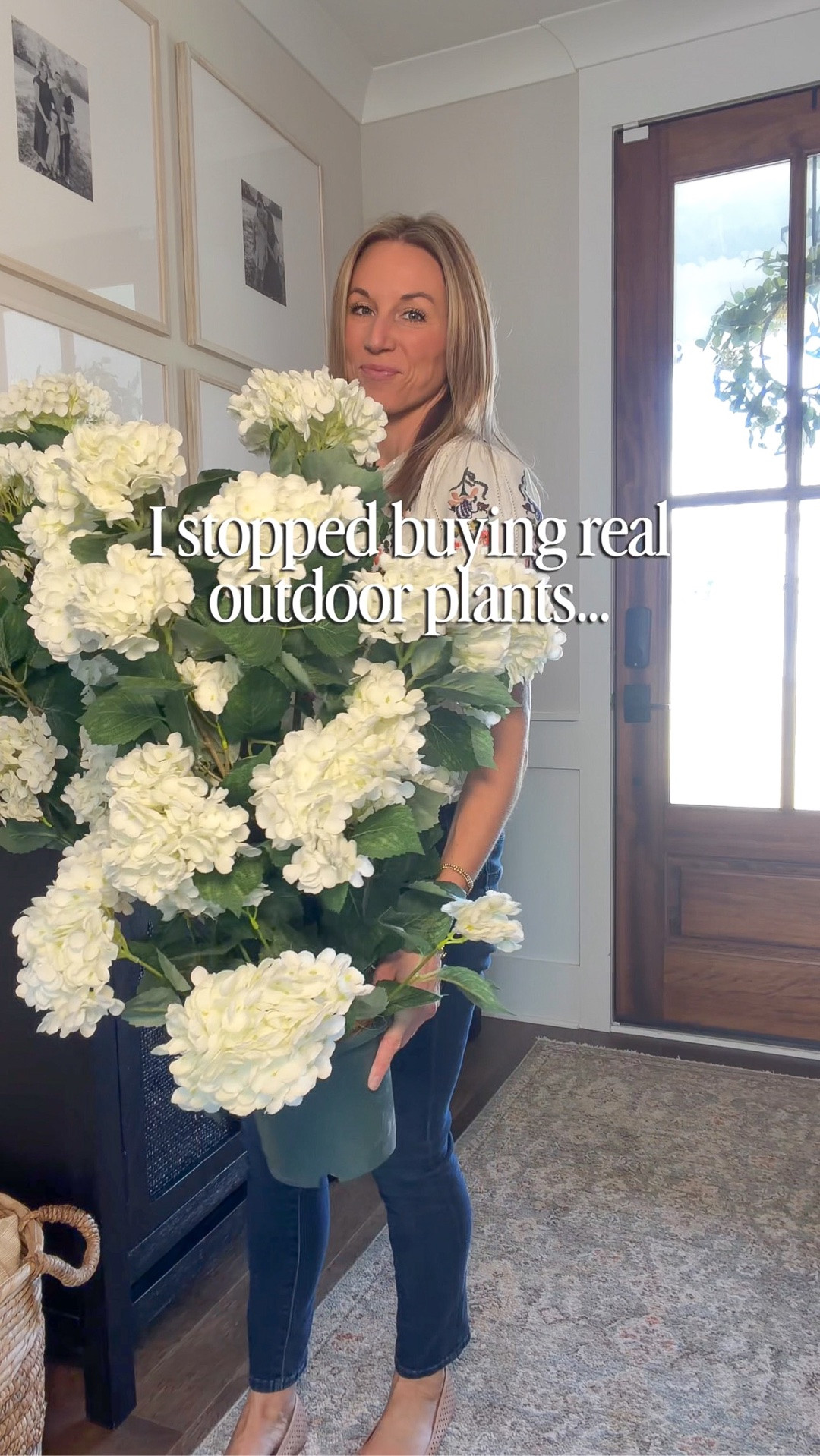 ✨For all my fellow black thumbs

I stopped buying real outdoor plants a few years ago and it has been a game changer. I don’t have a green thumb and I was always throwing plants away within a few weeks. Now I have a collection, I use through different seasons and I just put them in storage when I’m not using. 

If you want a high-end designer porch look without the up-keep this will be a game changer! 

As an #amazonpartner I may earn a commission when shopping through my links 

#outdoorliving #frontporchdecor #fauxflowers #amazonhomefinds

#LTKMothersDay #LTKmomlife #LTKHome