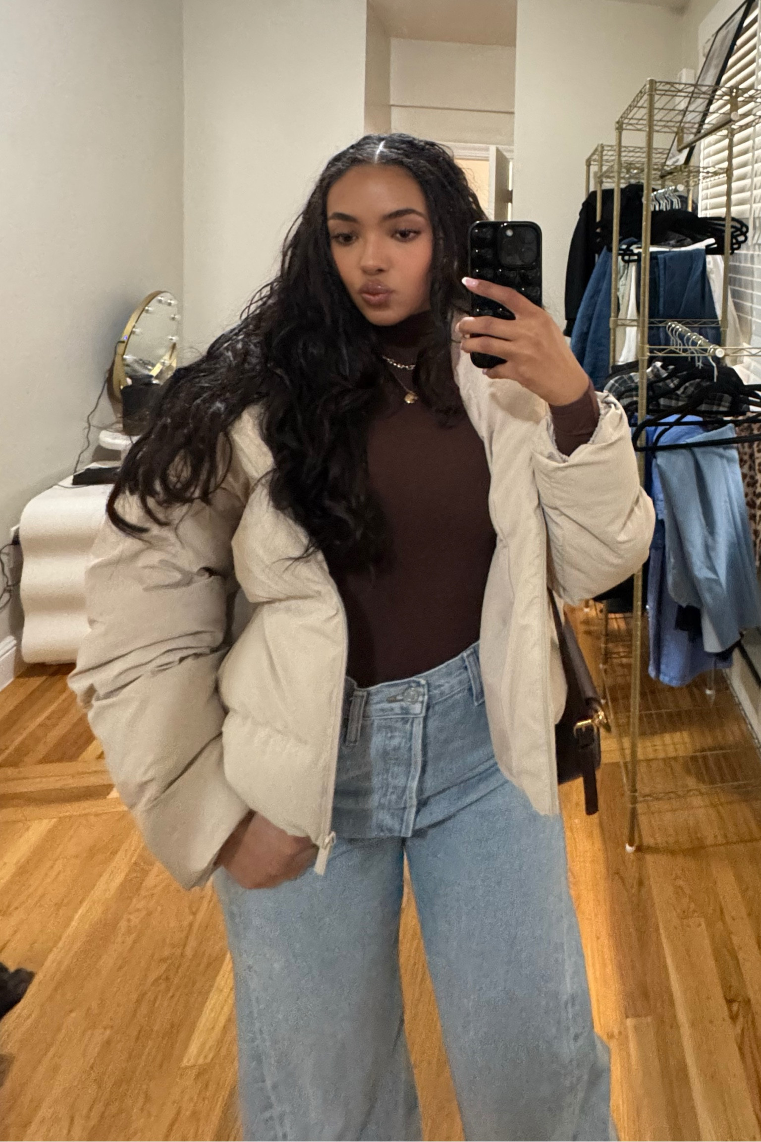 Casual brown out and about: 
Jacket: from Zara 
Top: brown turtle neck from skims 


#LTKSeasonal #LTKStyleTip