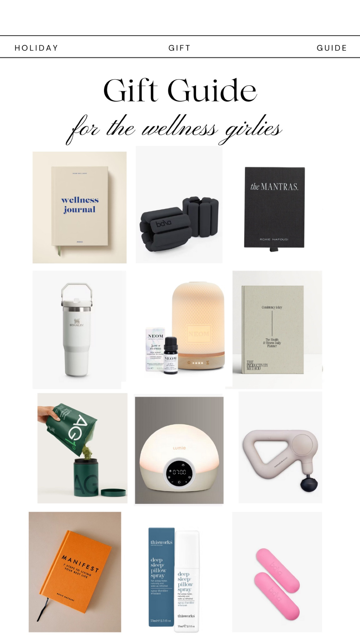 The ultimate gifts for the wellness girlies 

#LTKgiftguide #LTKuk #LTKeurope