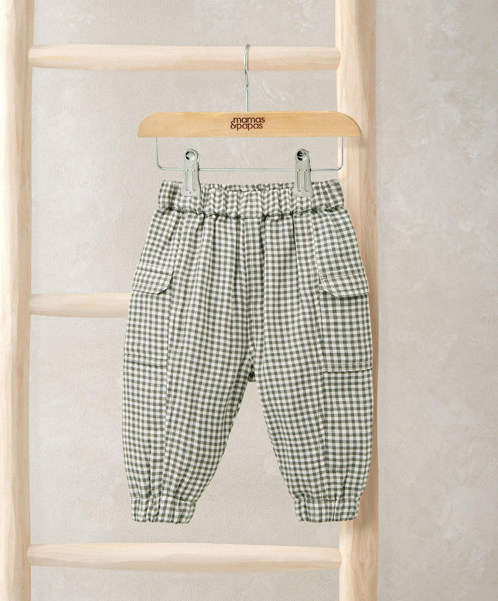 Check Pattern Joggers - Green | Mamas & Papas