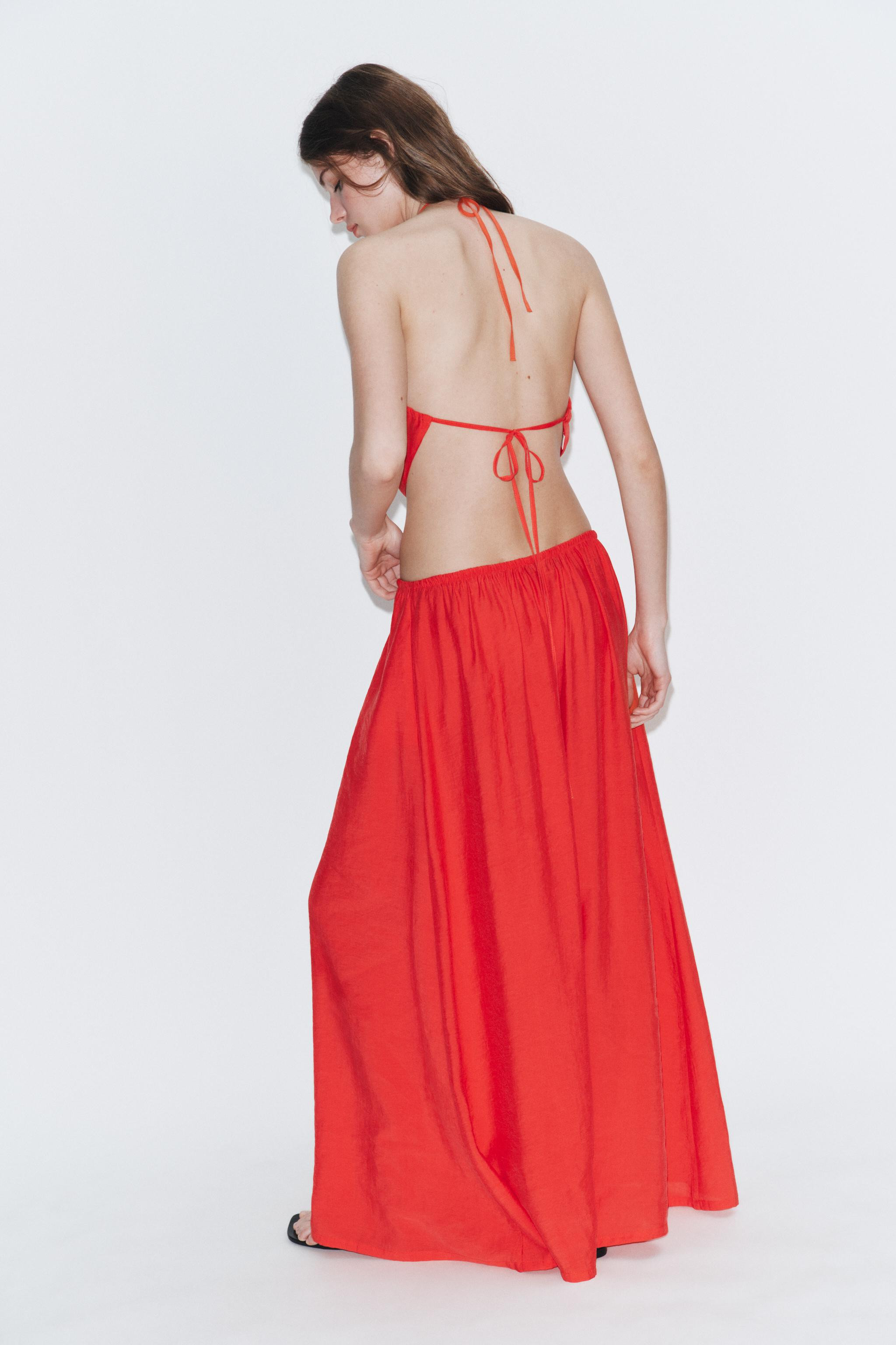 FLOWING STRIPED PLEATED TROUSERS | Zara UK