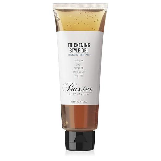 Baxter of California Thickening Style Gel for Men - Strong Hold and Shine Finish - Lasting Contro... | Amazon (US)