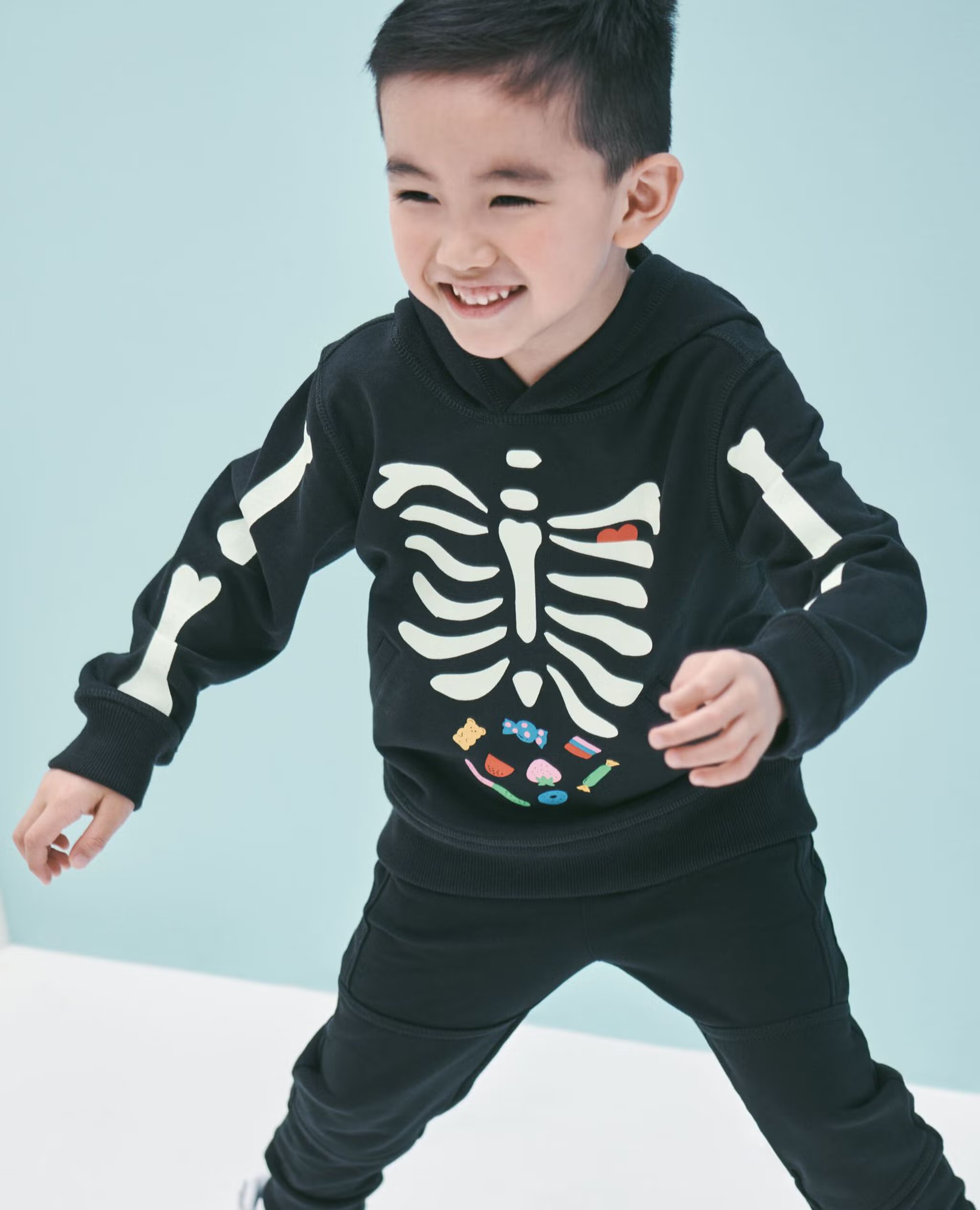 Halloween Skeleton Hoodie | Hanna Andersson