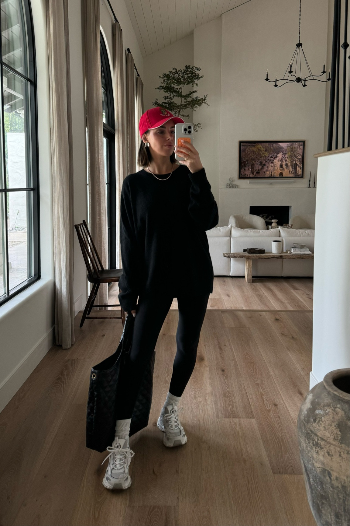 Earrings are Eclatant
Hat is from Italy 
sweater is Ethernet but linking similar 
