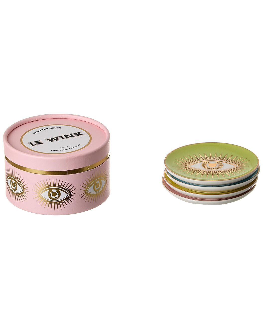 Le Wink Coasters | Gilt & Gilt City